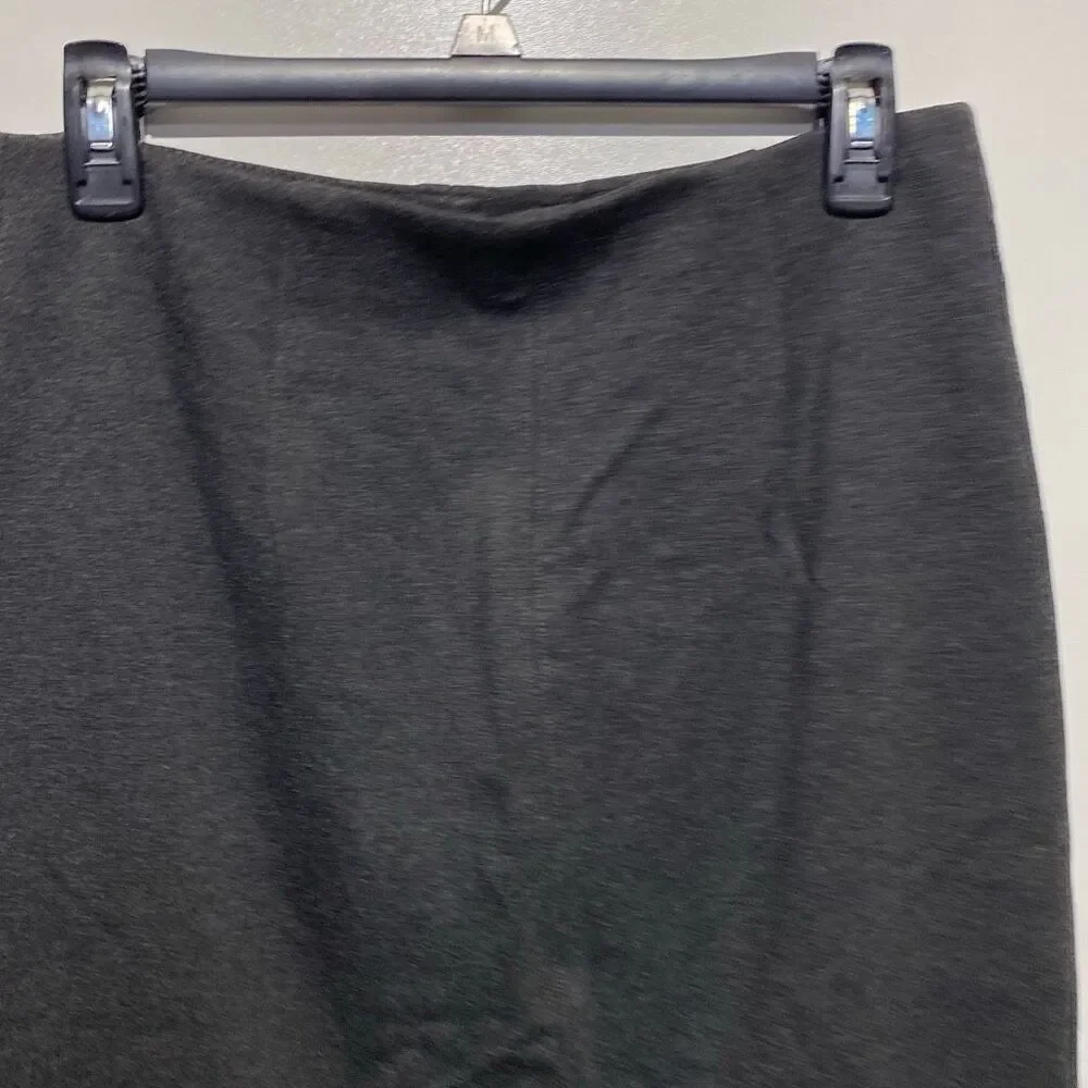 Tahari Women's Dark Gray Solid Stretch Blend Pencil Skirt‎ Size Medium